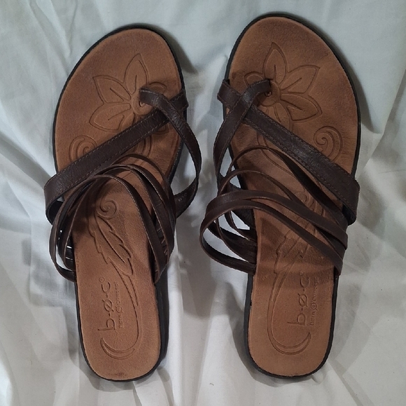 b.o.c.  Wome's Dark Brown Strappy Sandals Size 8 - Picture 1 of 6
